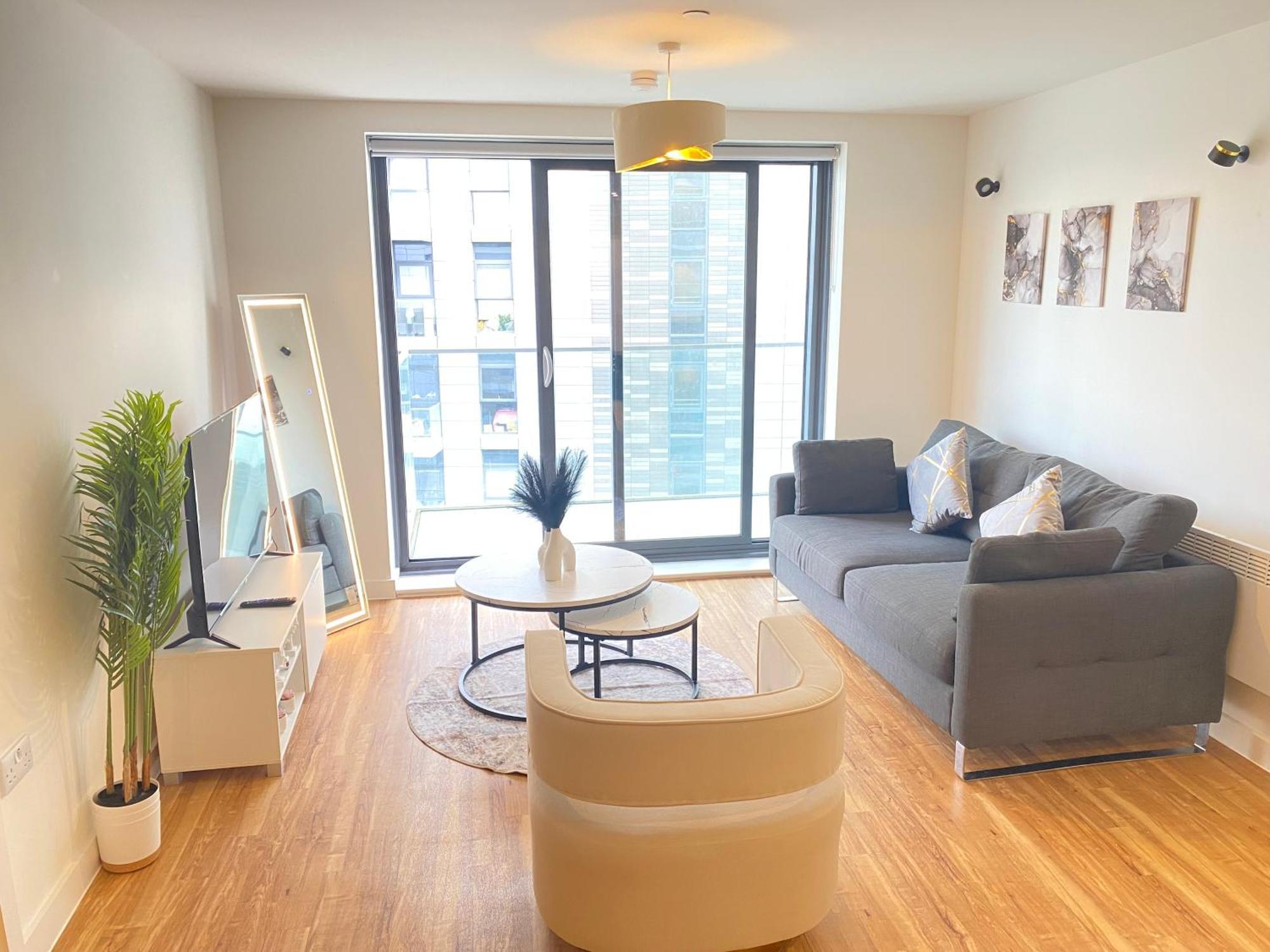 Luxury 2-Bed High-Rise In Manchester With Parking Exterior foto